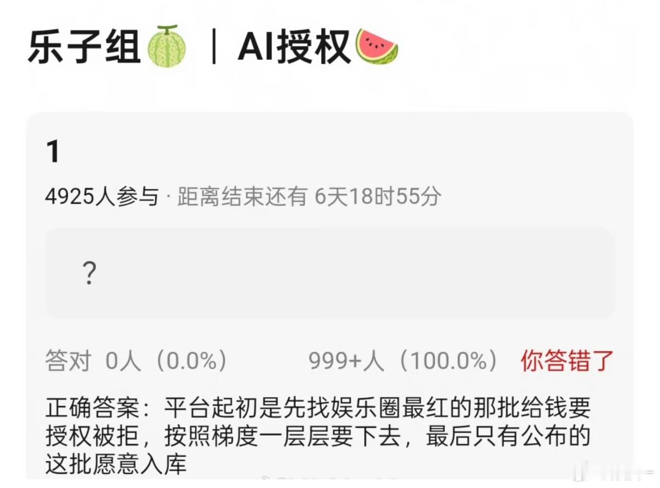 平台zyk们呗，之前拿平台资源，现在反手被平台入了ai库，也许当初给资源签的文件