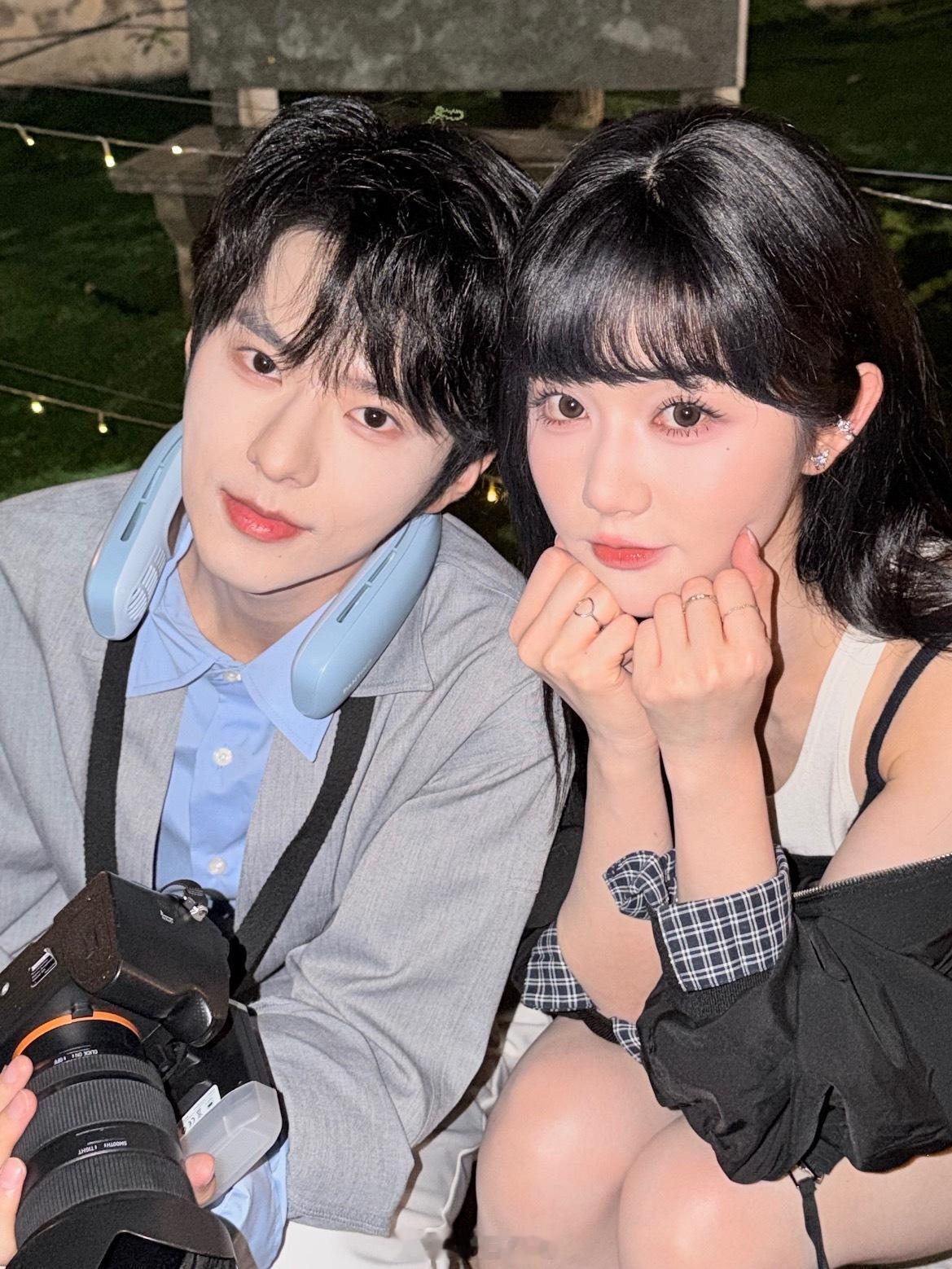 岳雨婷 张庭睿《这个家我罩了2》合影3p 