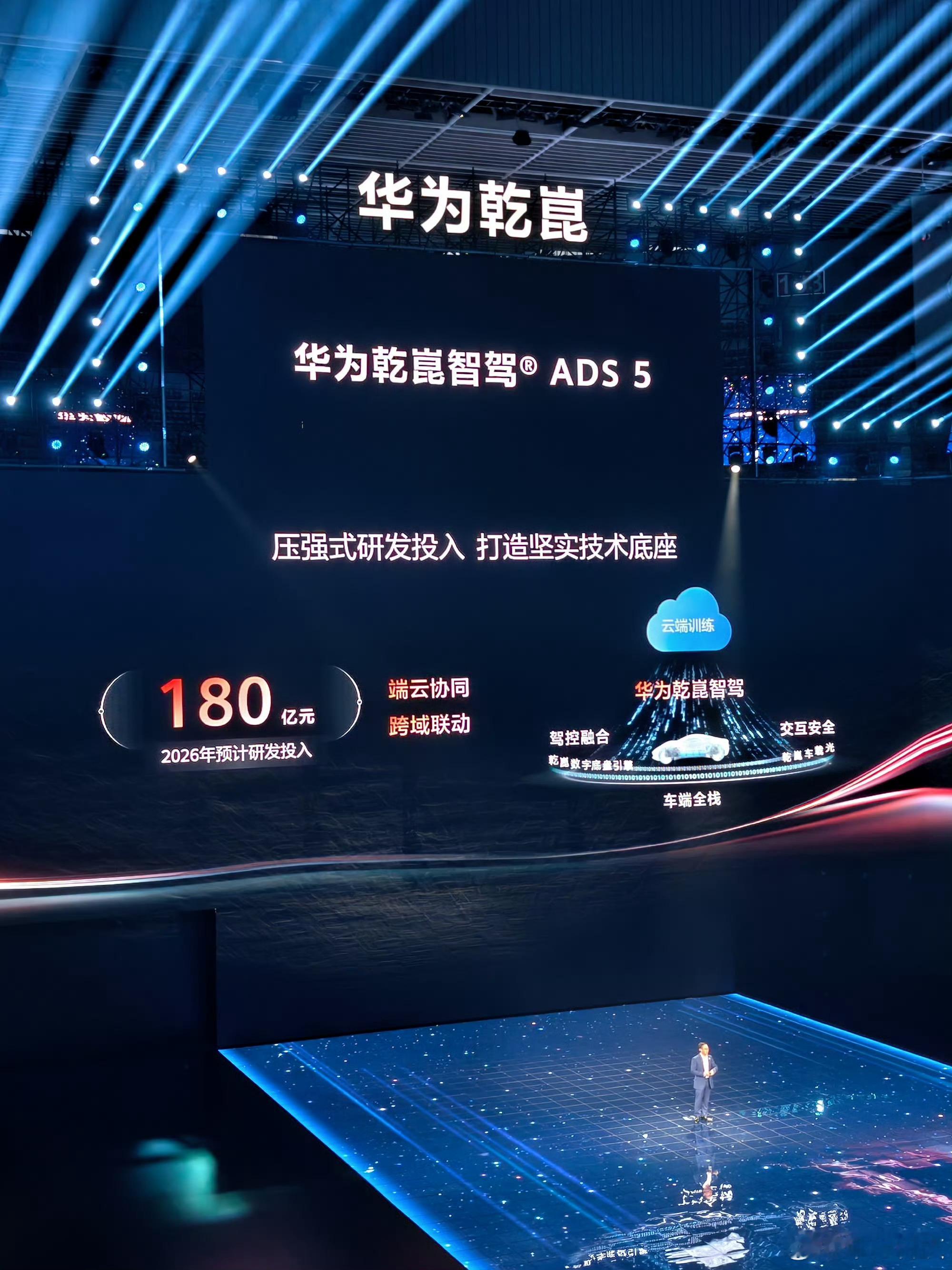 华为预计2026年会在ADS上烧180亿研发这可能超过其他友商之和，太霸道了！全
