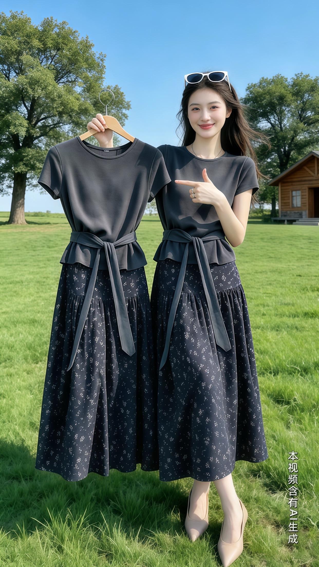 小个子女生的五一出游穿搭 五一怎么穿得韩里韩气 微胖美女五一出门就这样...
