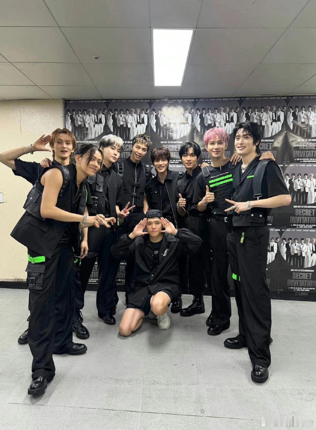 #文泰一最后一次团体活动#这是最后一次完整的NCT127了，还没等李泰容回来，队
