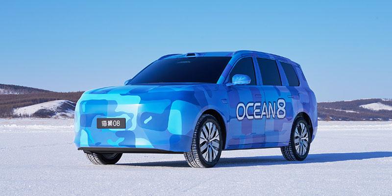 打卡比亚迪海狮08 EV；
海狮08 EV首发太吸睛，800V闪充+长续航超实用