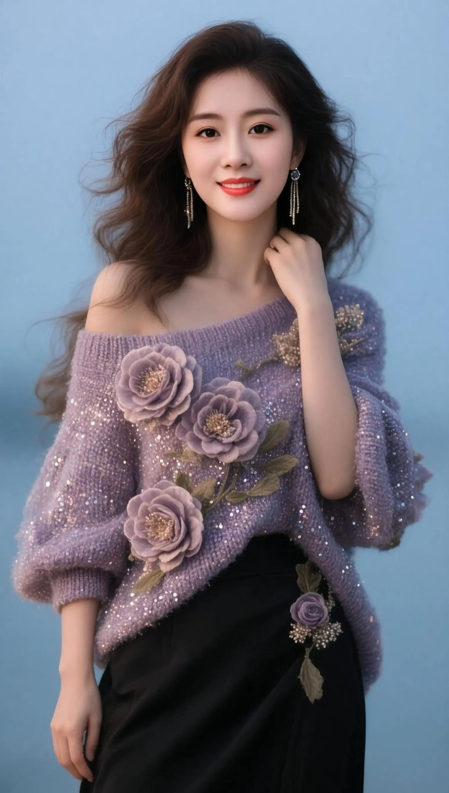 AI粉玫氛围感写真 ai创作