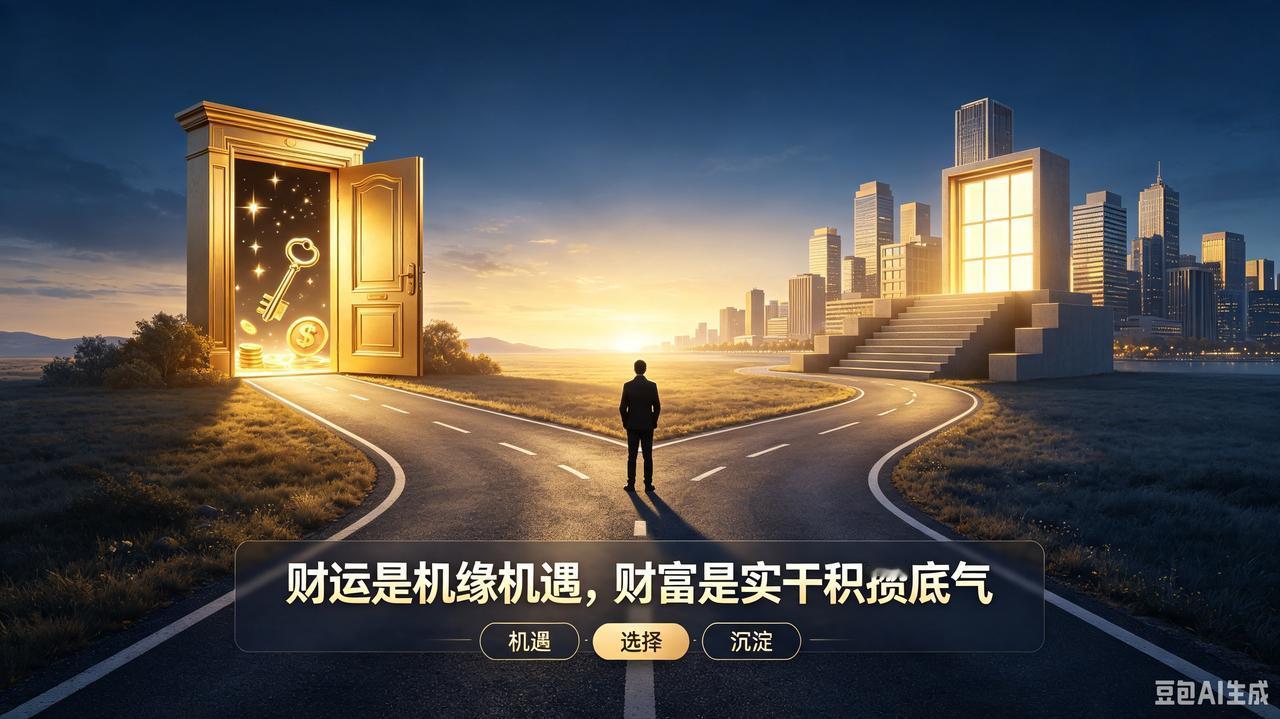 财运和财富有何不同财运是机缘机遇，财富是实干积攒底气，