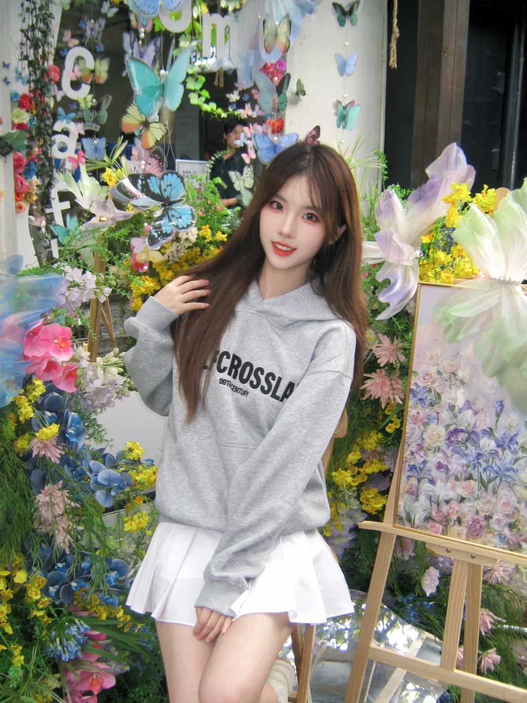 央美学姐ootd / 胡同里的浪漫花海💐