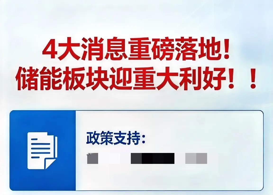 4大消息重磅落地！储能板块迎重大利好！！一、锂电池储能出口大增超50%（重大利好