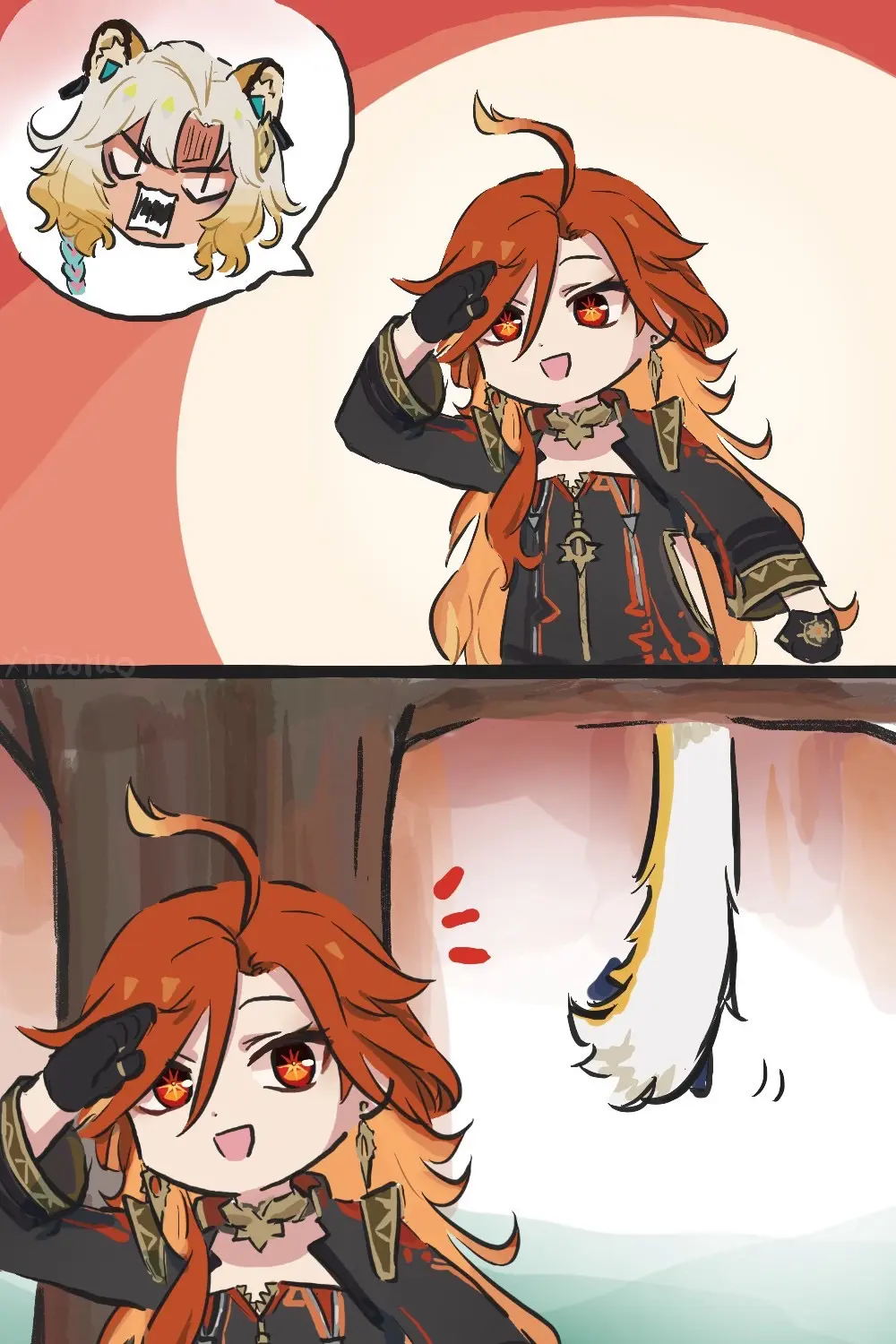 你是谁？？画：xinzoruo（已授权）