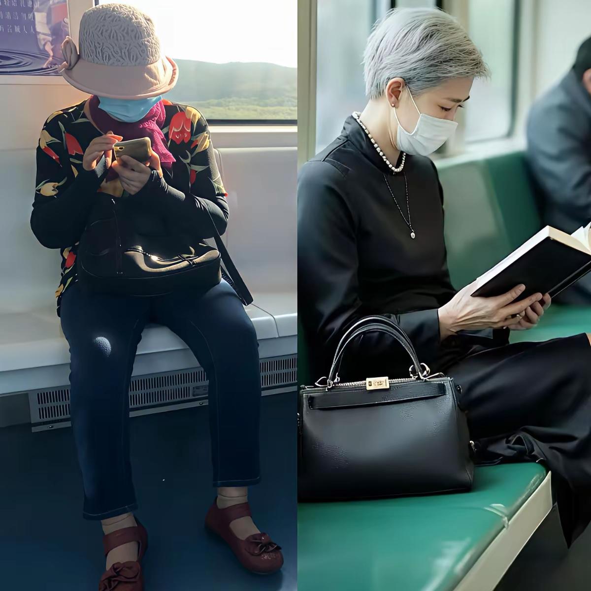 一个是为生活奔波的奶奶，一个是悠然享受生活的奶奶。她们出身不同，一个来自农村，一