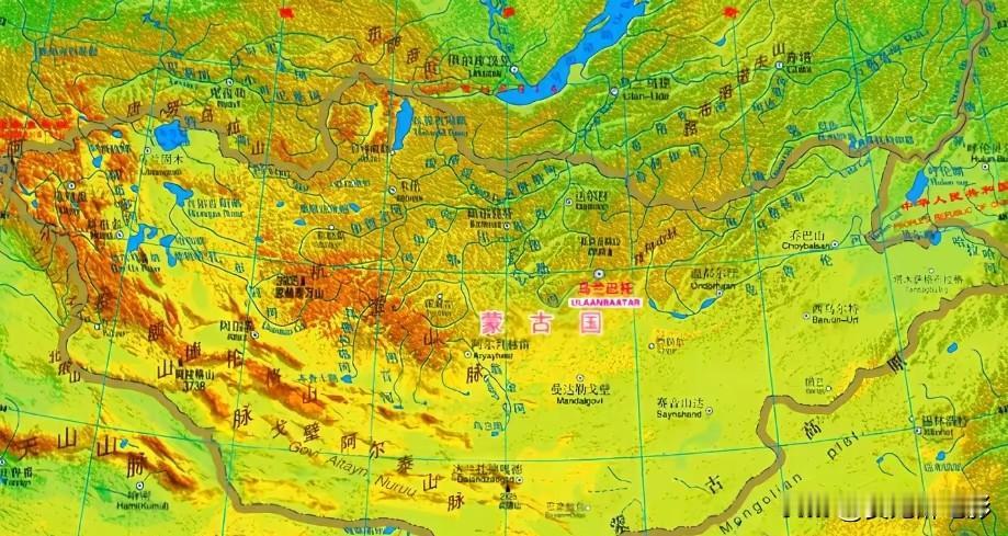 外蒙古现在发展受到地理限制。

这地方夹在中俄两个大国中间，出门就是死胡同。他们