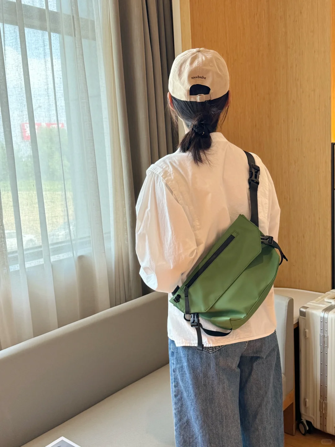 终于出绿色了！59r淘到的复古小邮差