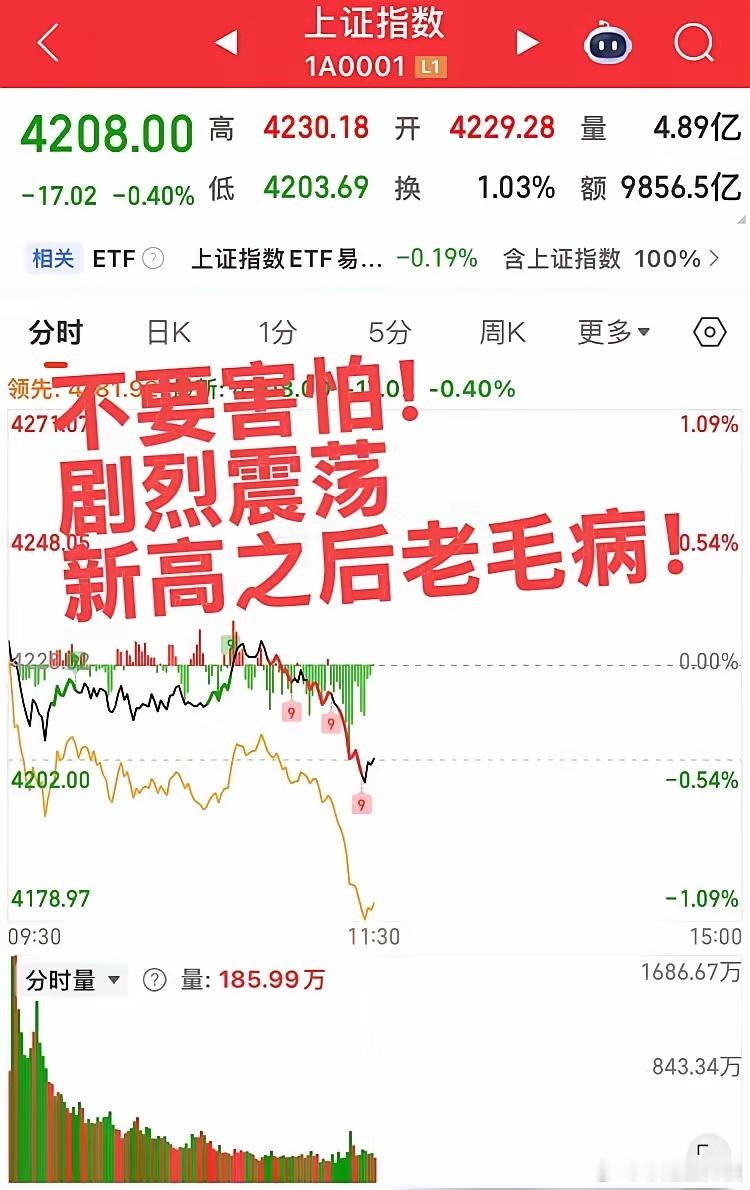 市场缩量挖坑，科技板块放量分化走弱，商业航天调整可延后低吸，电力强势、国产芯片迎