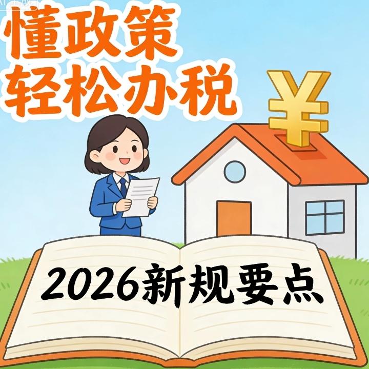 2026年这波房产新规，
着实让人看乐了！

不满两年的房子，增值税定在3%。