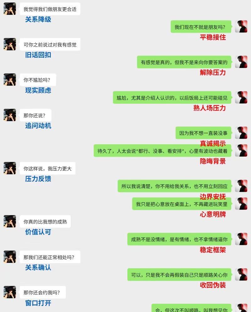 暧昧女生想做朋友，先别急着撤退。恋爱聊天技巧 高情商聊天技巧 强者思维逻辑