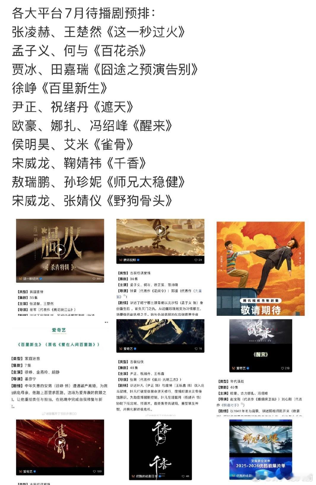 其实大部分也就开播当天热闹一下 