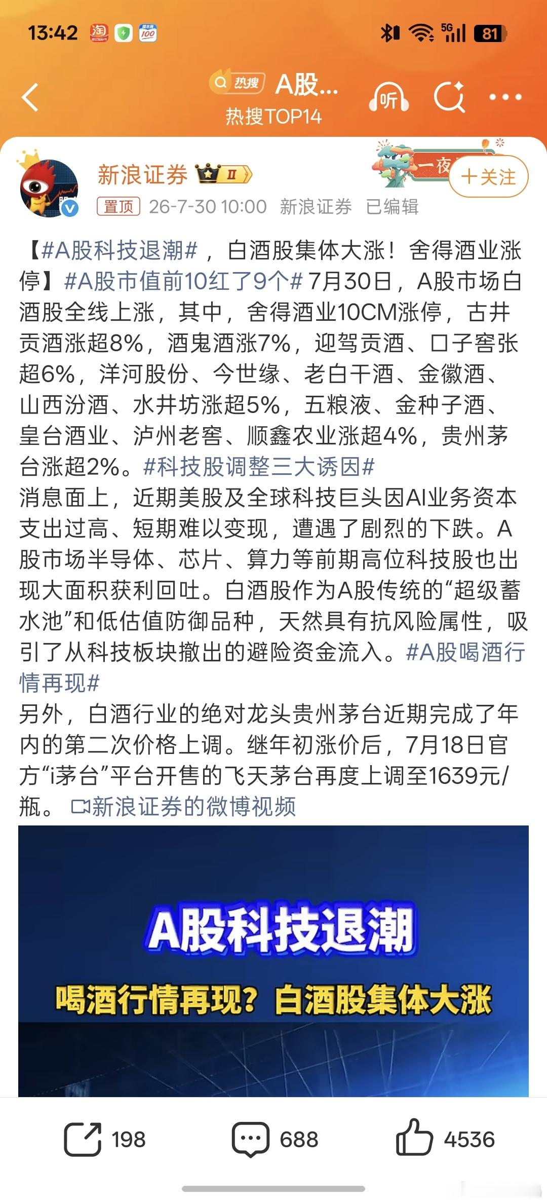 A股科技退潮潮水退了，才知道谁在裸泳！高位入手的基本被收割了！ 