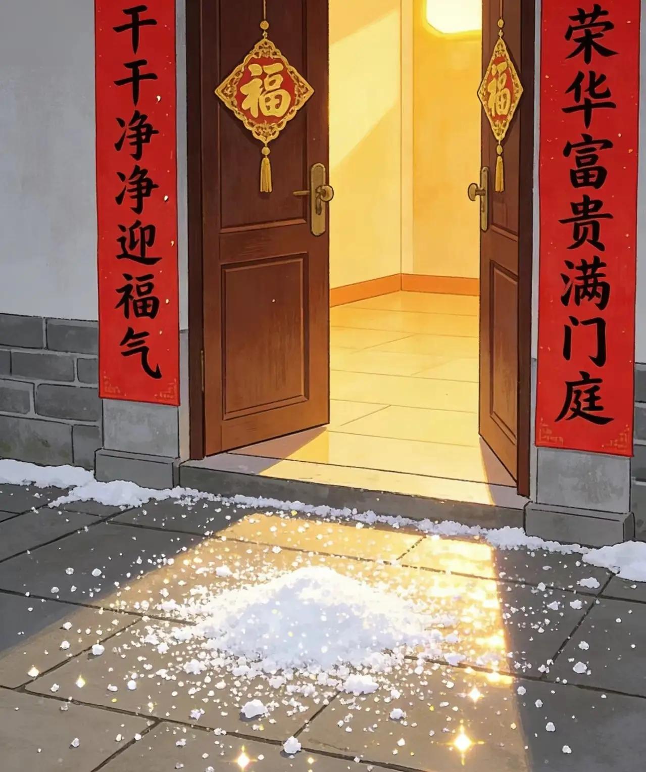 正月十五撒盐，我还真是头一次听说。
前两天母亲告诉我有个说法，就是正月十五这天，