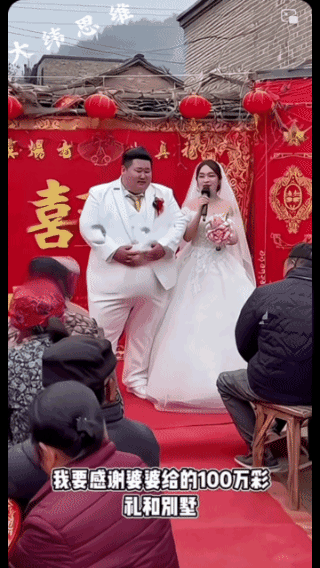 我不图他的钱！
给我的一百万彩礼和别墅，
只是图个安心！