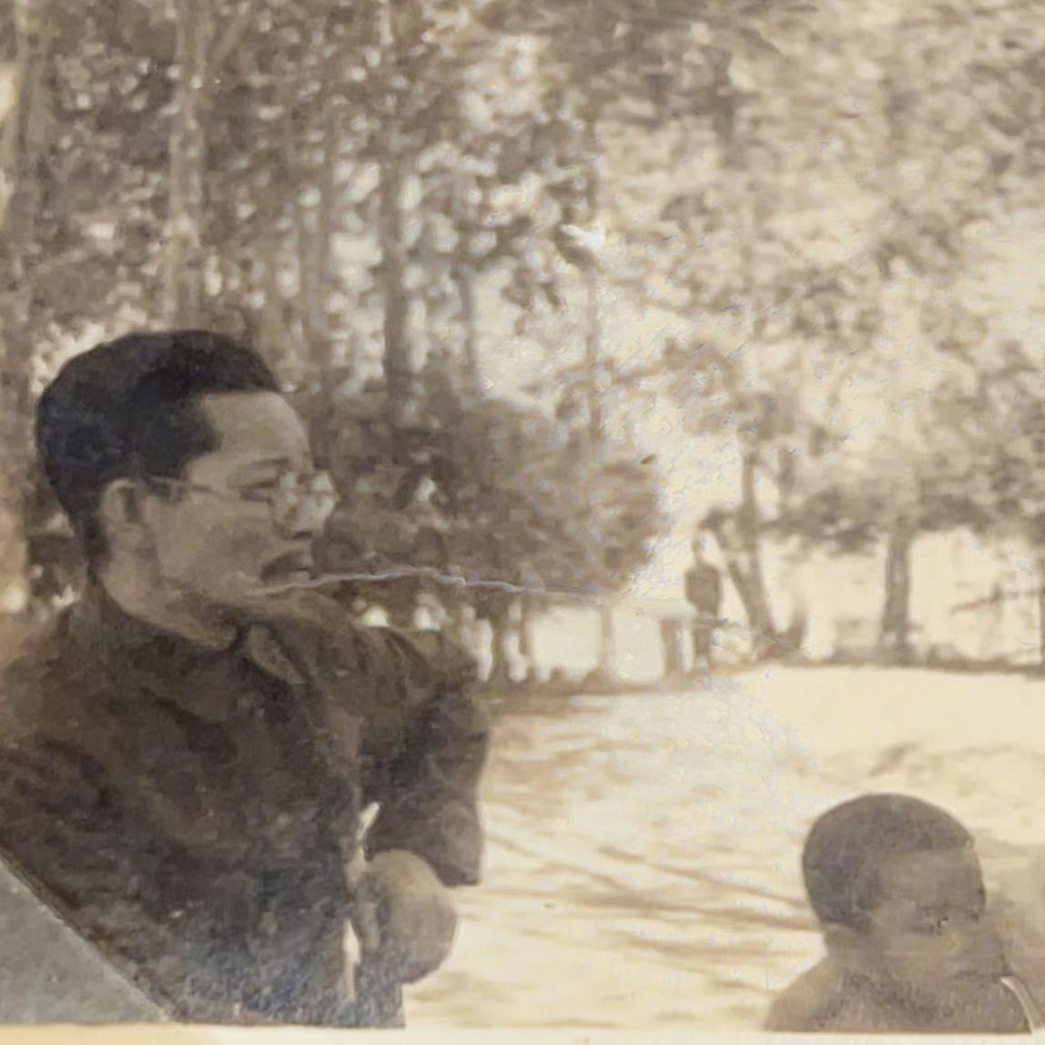 50年代，谢唯进一张罕见的留影，他原名谢芝祥，革命期间曾用化名林济时，重庆璧山区