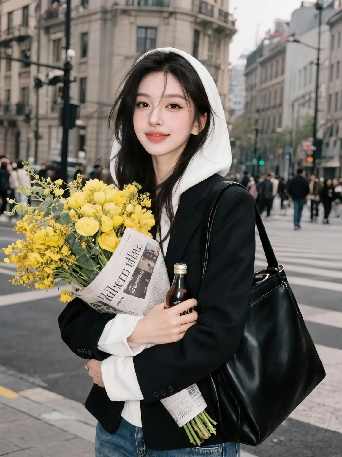 随变ai随便玩 AI法式街拍风 ai创作 玩法合伙人计划 我在拍特效