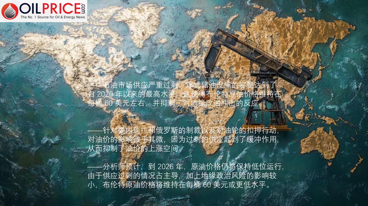 地缘政治能否破坏看跌的油价市场？

近日，地缘政治局势的变化导致油价出现了上下波