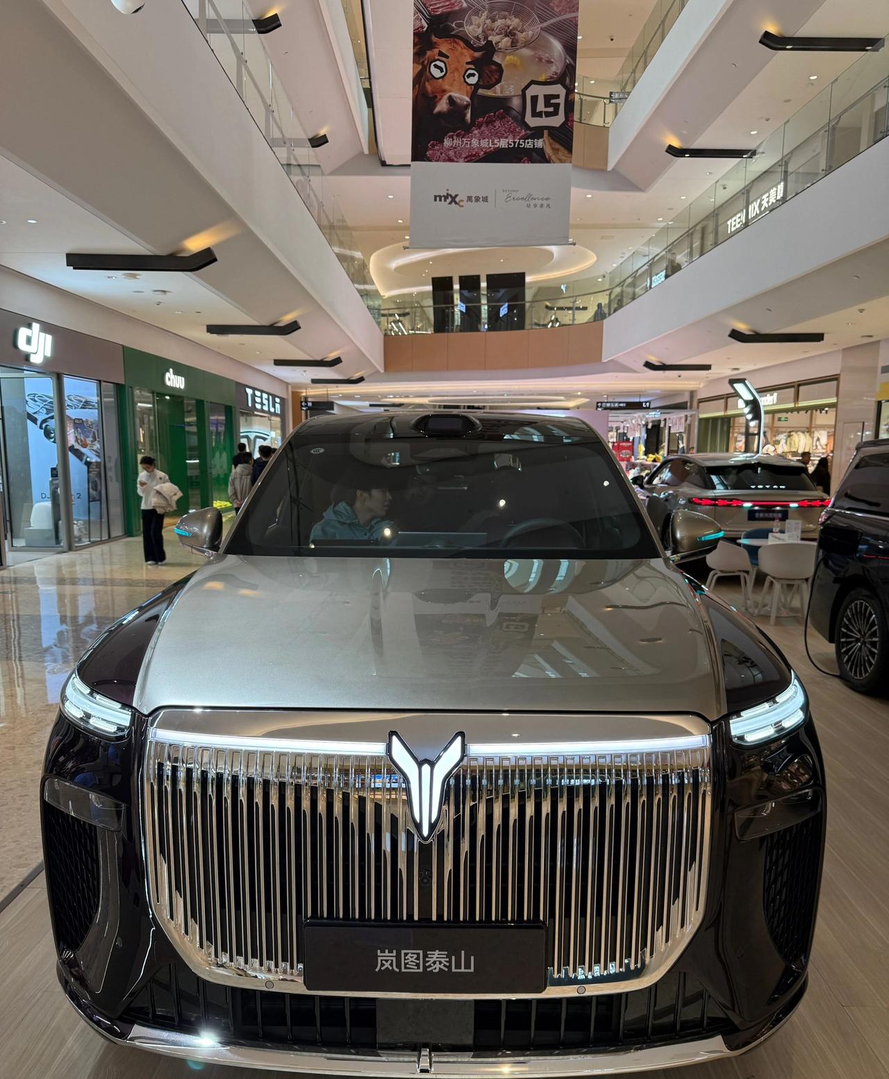 武汉“库里南”，岚图泰山实拍和驾乘体验1️⃣被“誉为”“武汉库里南”的岚图泰山，