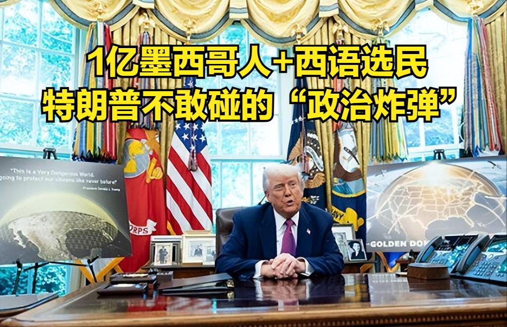 1亿墨西哥人+西语选民
特朗普不敢碰的“政治炸弹”
怕丢白人“控制权”
特朗普曾