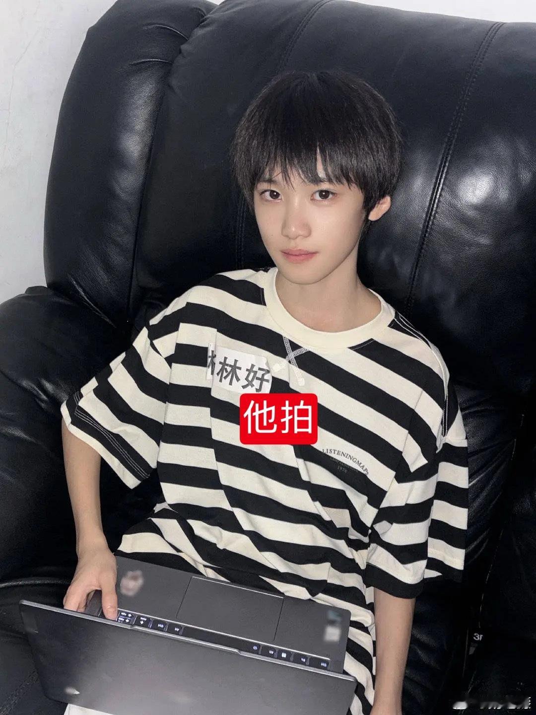 杨林好同一件衣服，同一个发型，他拍vs自拍 