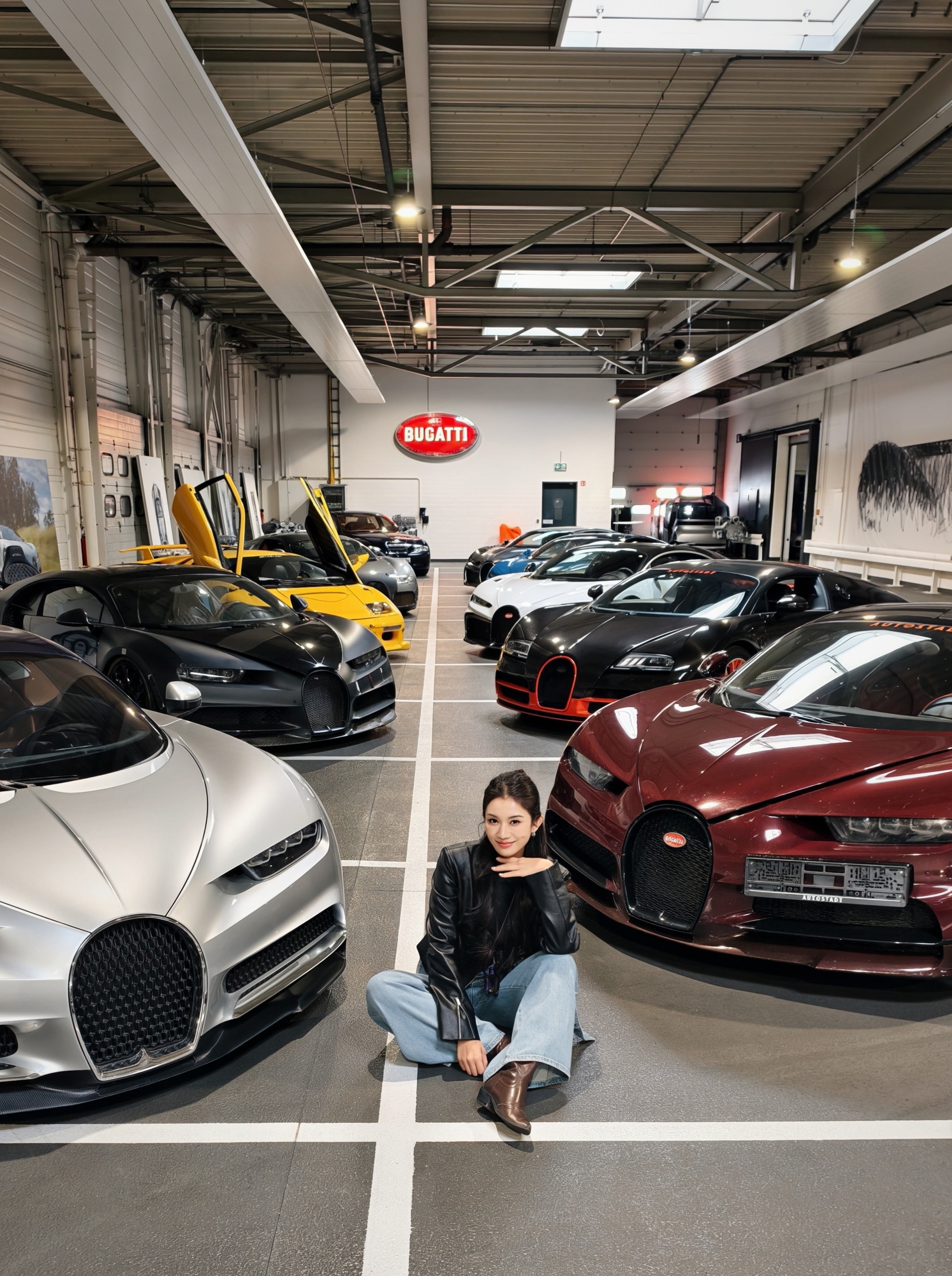 来点狠的 现在是布加迪时间Crazy day～～～～～～～～ ootd 卷妹的日