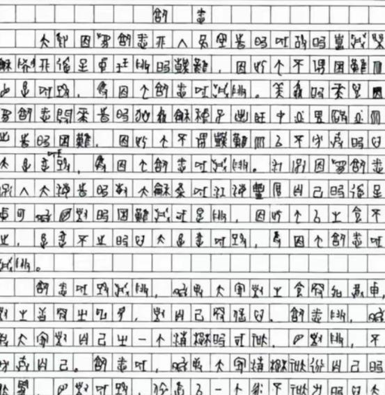 “太意外了！四川一考生高考作文字迹难辨认，请来专家鉴定后发现竟是用甲骨文写作。因