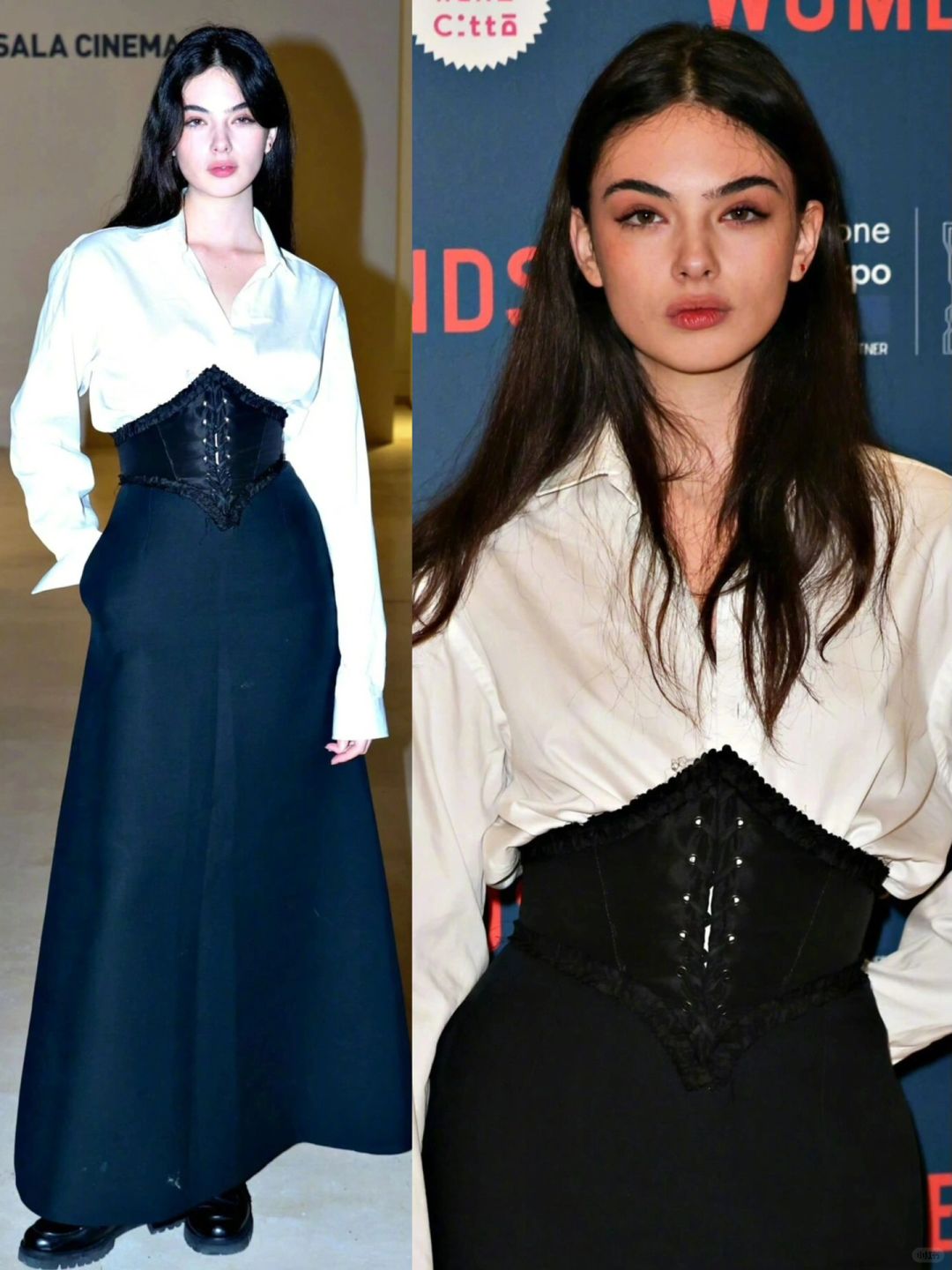 球花女儿Deva Cassel今日活动造型，简单高级