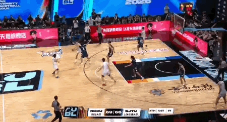 陈天灿再进关键三分球，上海交通大学追到69平手！aubl2026决赛aubl20