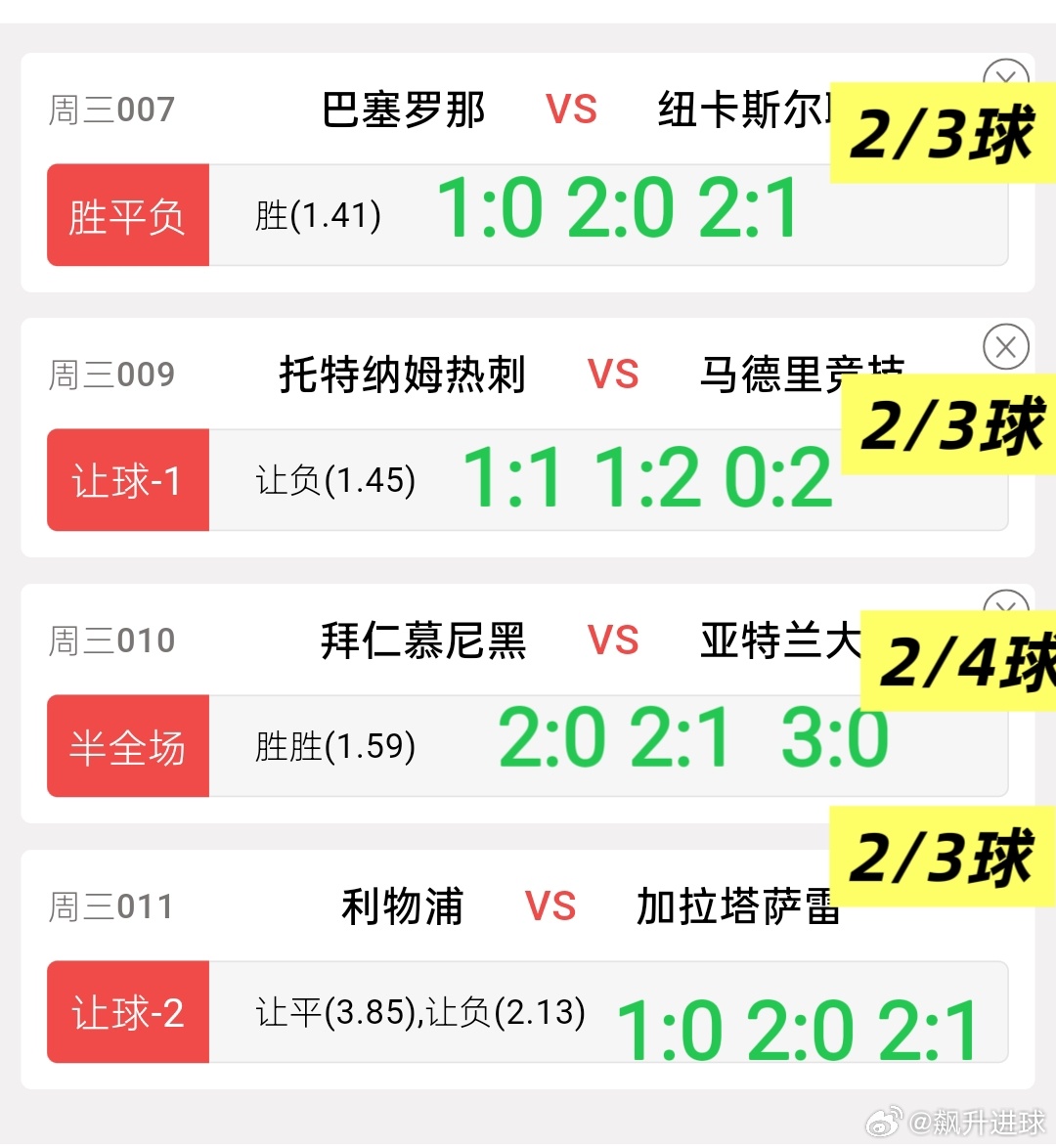 遇到就要珍惜，不要错过每次的美好👌🏻欧冠:巴塞罗那VS纽卡斯尔联，热刺VS马