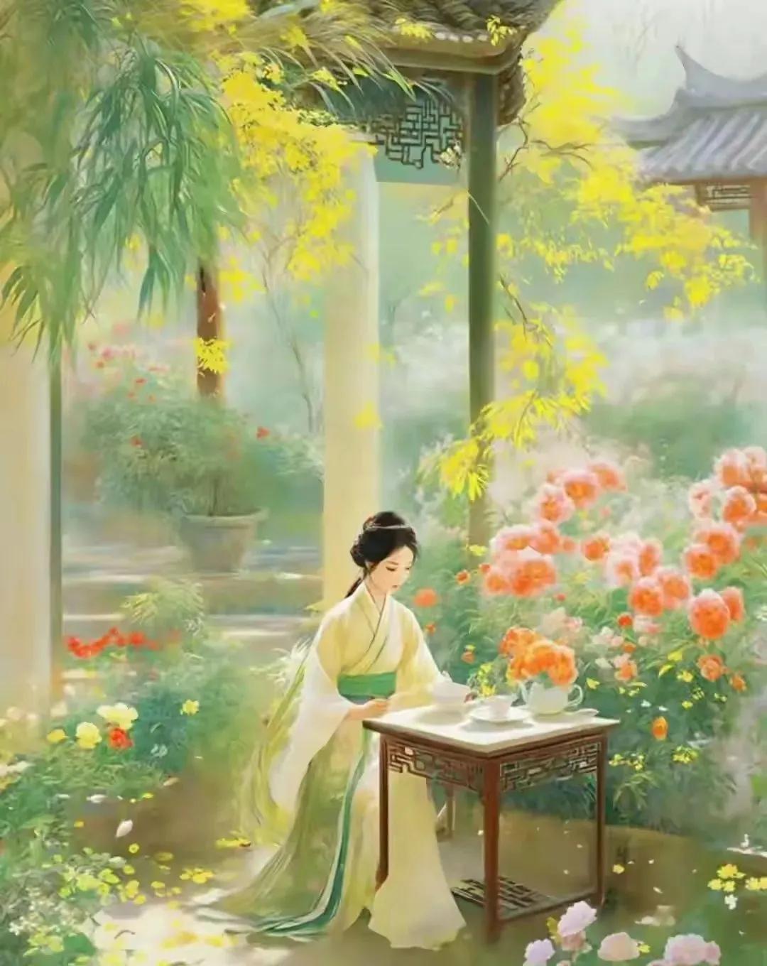 🍁
突然
好羡慕古人
她们的生活
其实特别惬意
比我们更能体会
生活中的乐趣