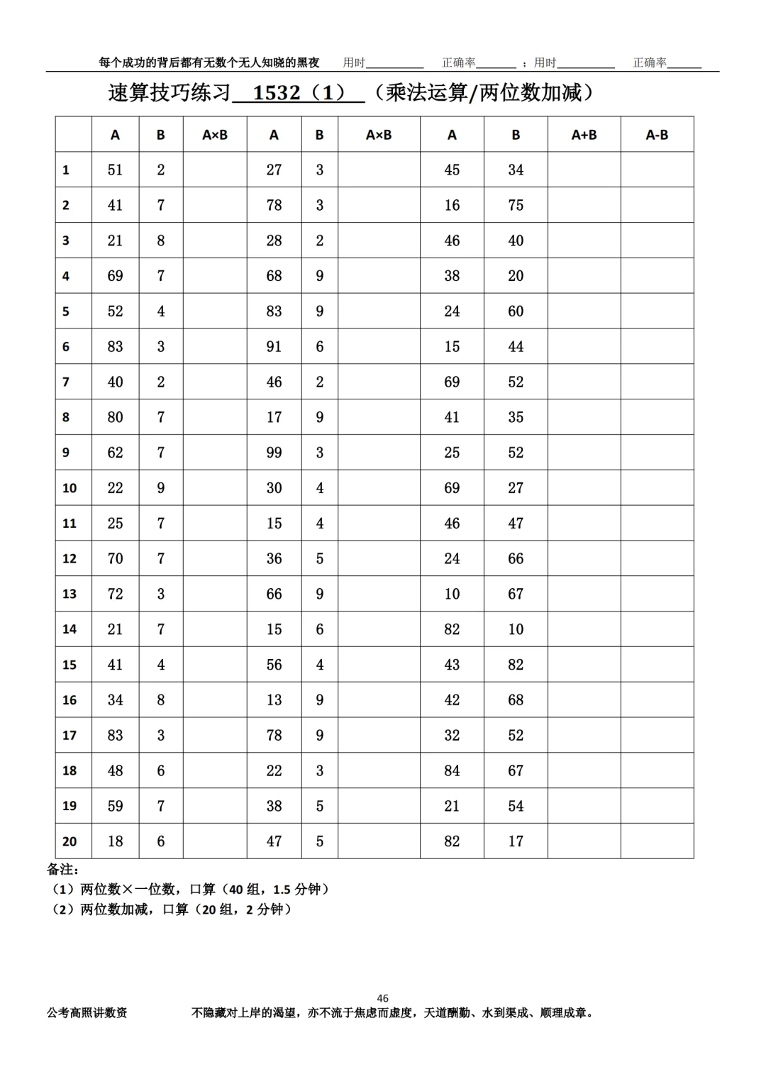 资料分析速算练习1532