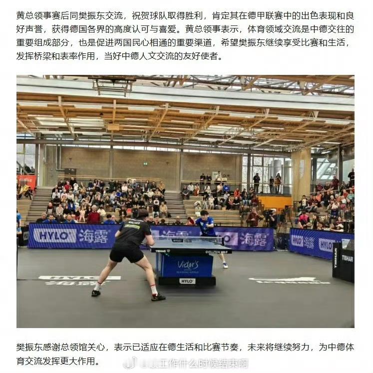 乒颜一中国驻法兰克福总领馆为樊振东加油中国驻法兰克福总领馆发文为樊振东加油，总领