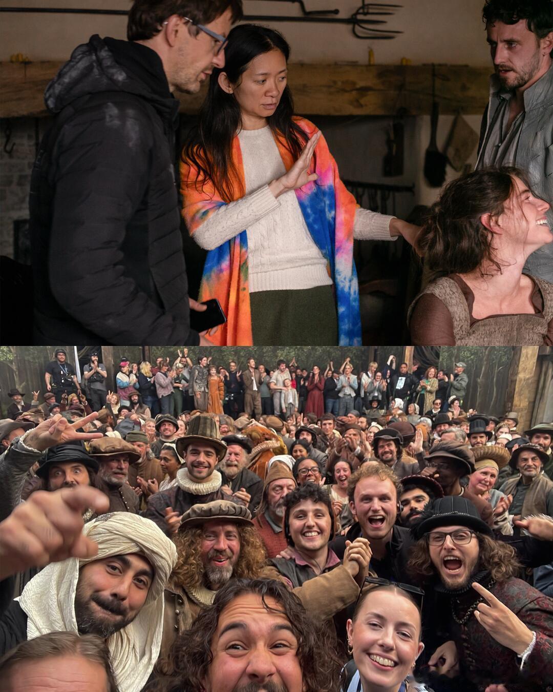 一些《哈姆奈特》片场花絮照春节档马上有戏