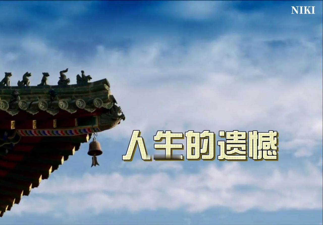 人生有三大遗憾
       人生三大遗憾，皆有无奈。
       一是该说的