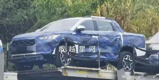 比亚迪皮卡曝光[doge]好家伙，5年前的预言成真了[二哈]图源:敢越星河 ​​