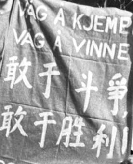 挪威青年向大寨的赠言