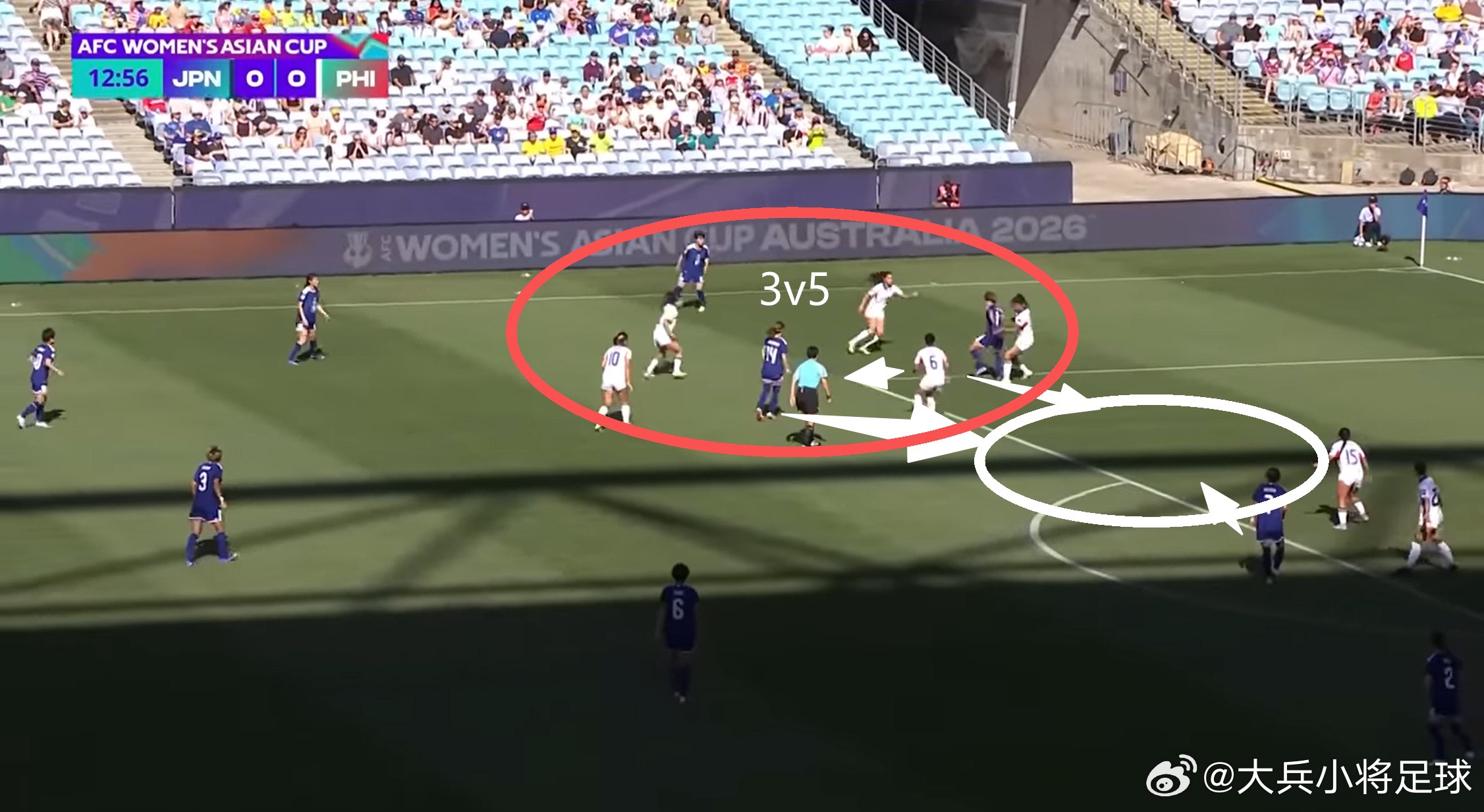 nadeshiko japan日本女子代表 对阵菲律宾，左右两侧，像这样的机会并