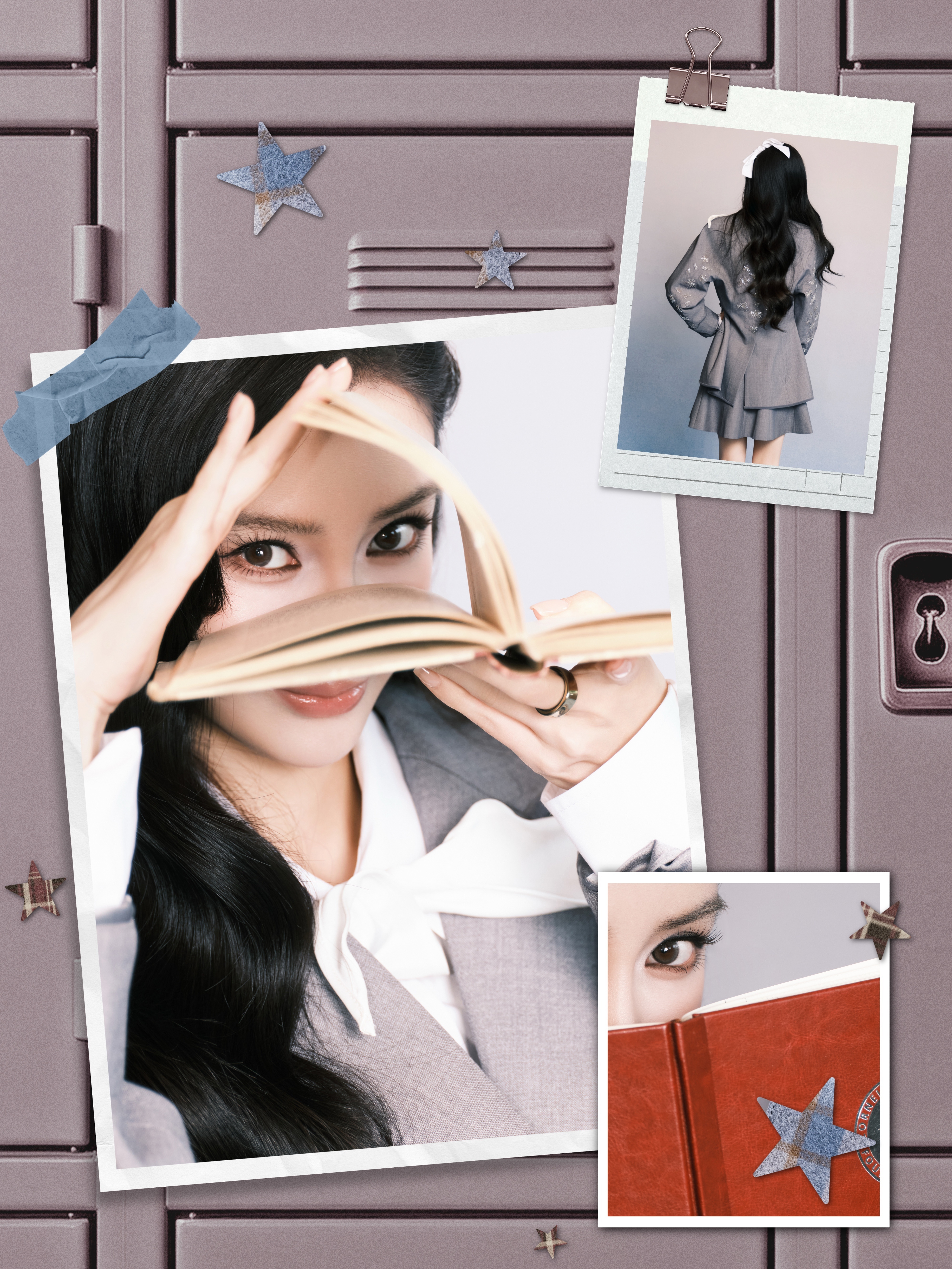 杨颖 Angelababy｜品牌活动今日亮相线下品牌大秀新造型 ，元气学姐鼻上线