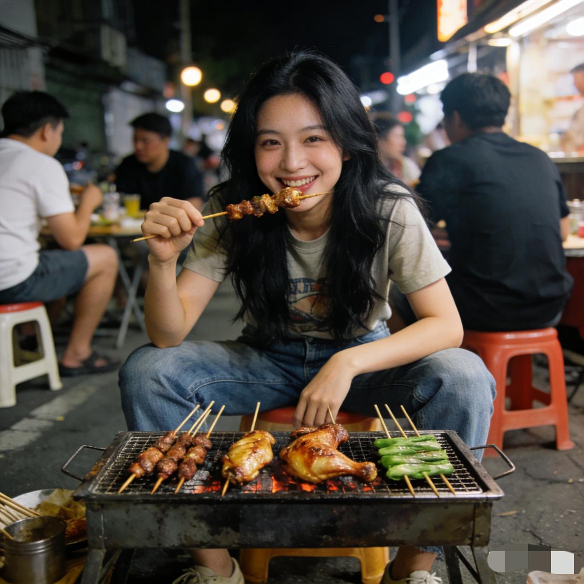 “拒绝搭讪遭殴打！”三亚女子路边吃夜宵，竟因拒绝陌生醉酒男搭讪，被掀桌后遭暴力殴