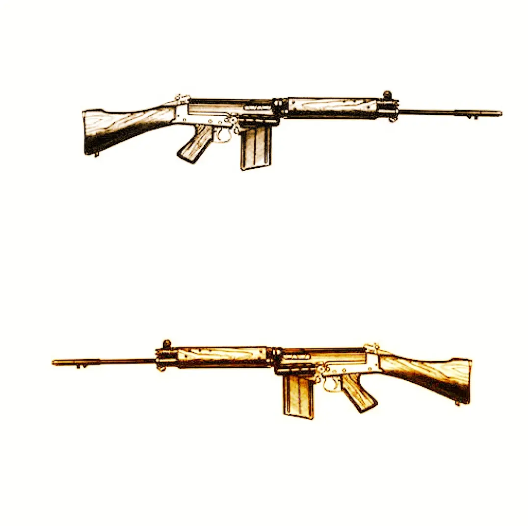 L1A1-F1式 7.62mm步枪 军事硬核迷枪械之美