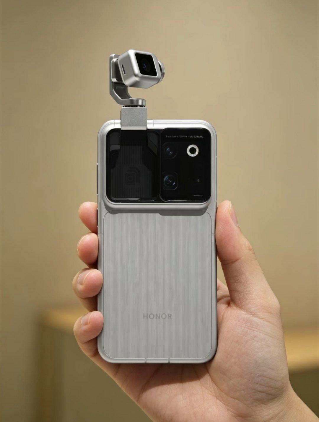 “颈部艺人”瞿颖成为荣耀Robot Phone颈部见证官！荣耀创新手机形态，三轴