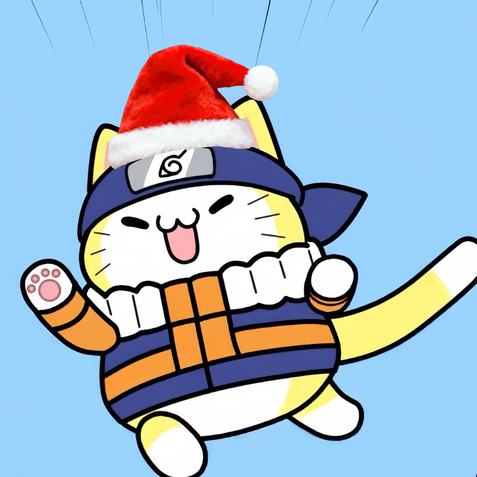 【火影忍者人物 圣诞帽 p图】也来更个风最近网上特别火的给人物戴上圣诞帽！我用忍