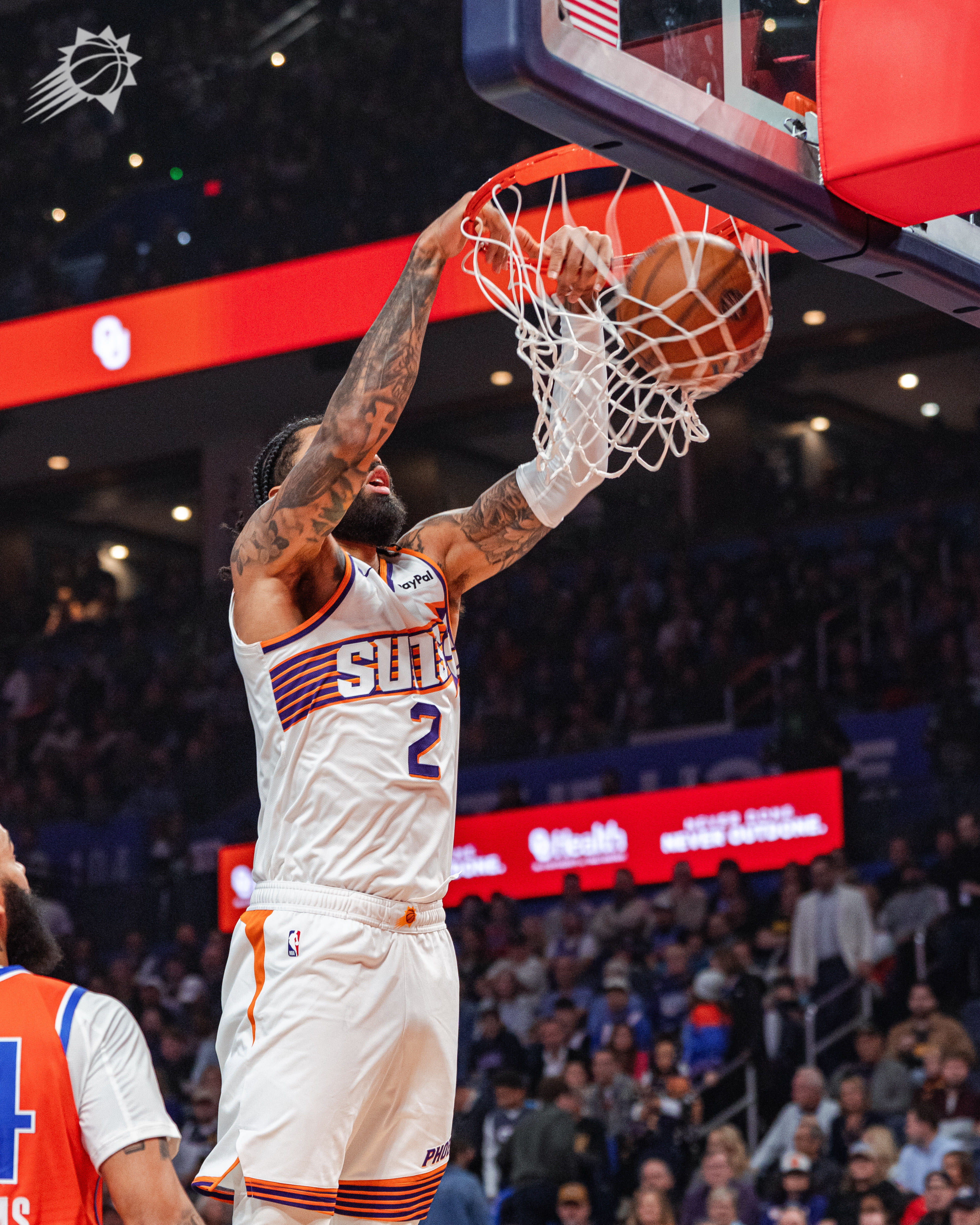 👊内线巨人理查兹双手灌筐！菲尼克斯太阳 ｜旭日东升 ｜太阳vs雷霆