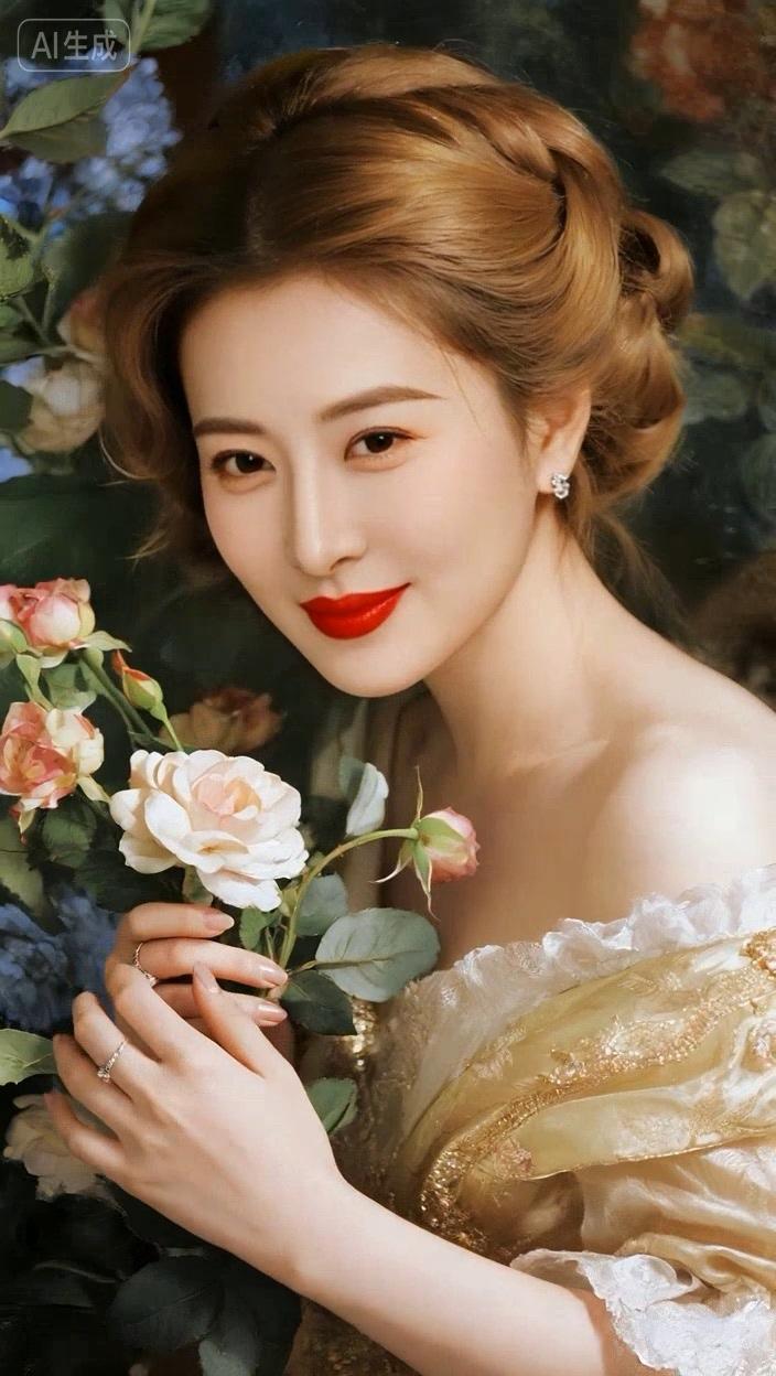 七绝●农庄女儿/古韵  

农庄令爱喜鲜花，
便服轻装少在家。
果美瓜甜多物产，