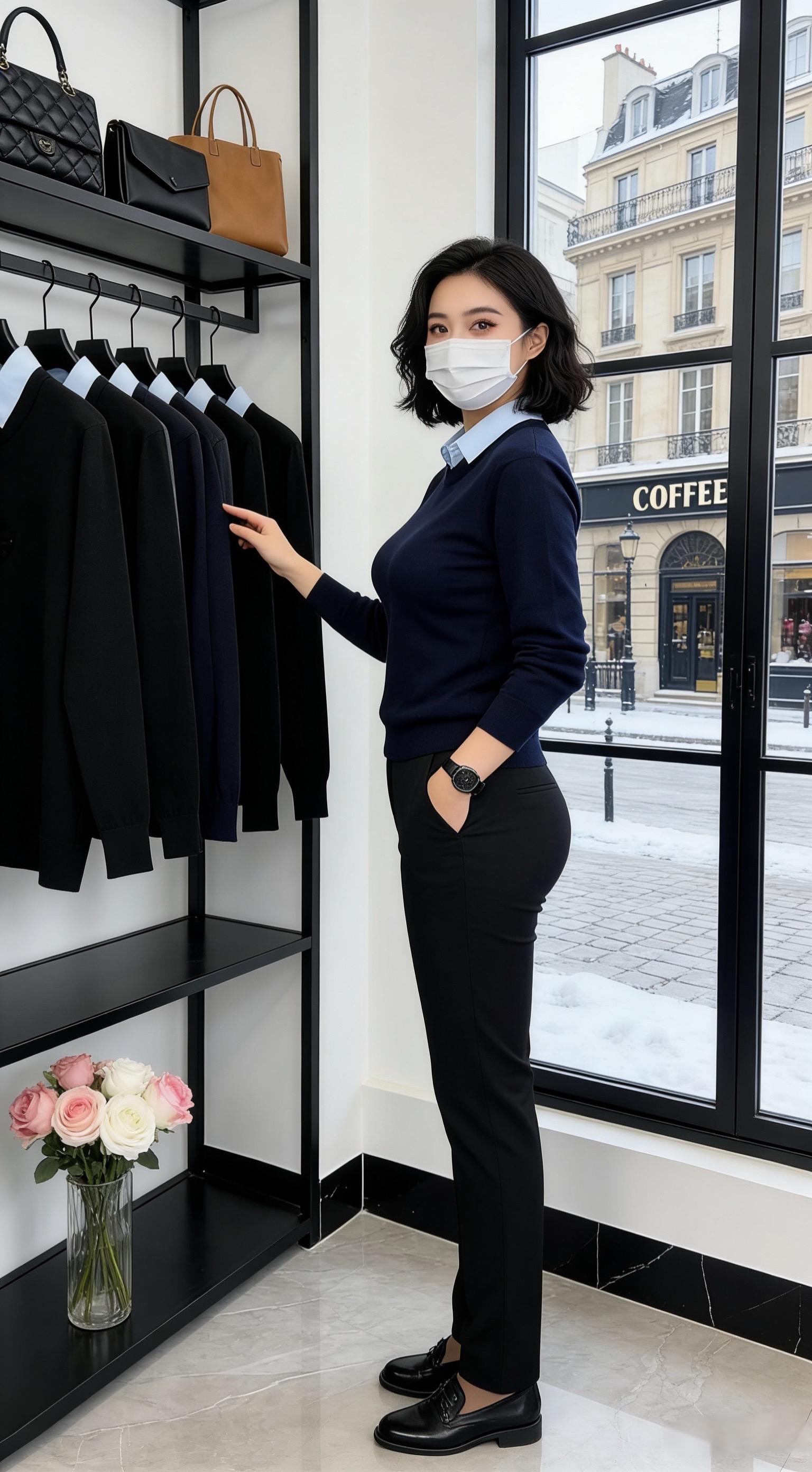 罗蒙男装2026秋冬季加厚假两件针织衫男士打底衫保暖舒适翻领毛衣