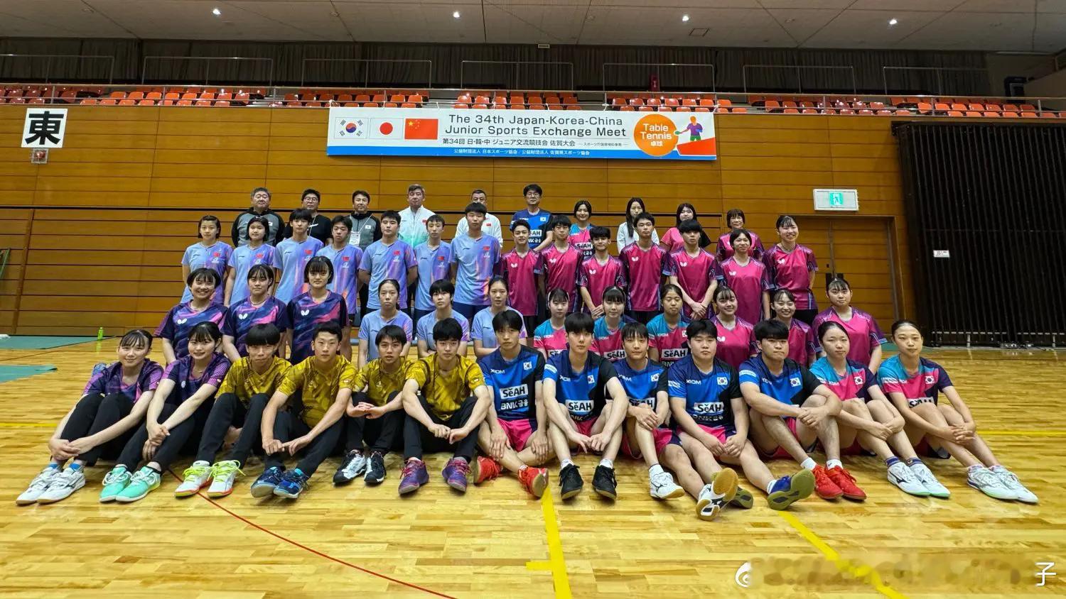 【日媒】第34届中日韩青少年交流赛，日本队史上首次男女团双双夺冠！女队在赛事34