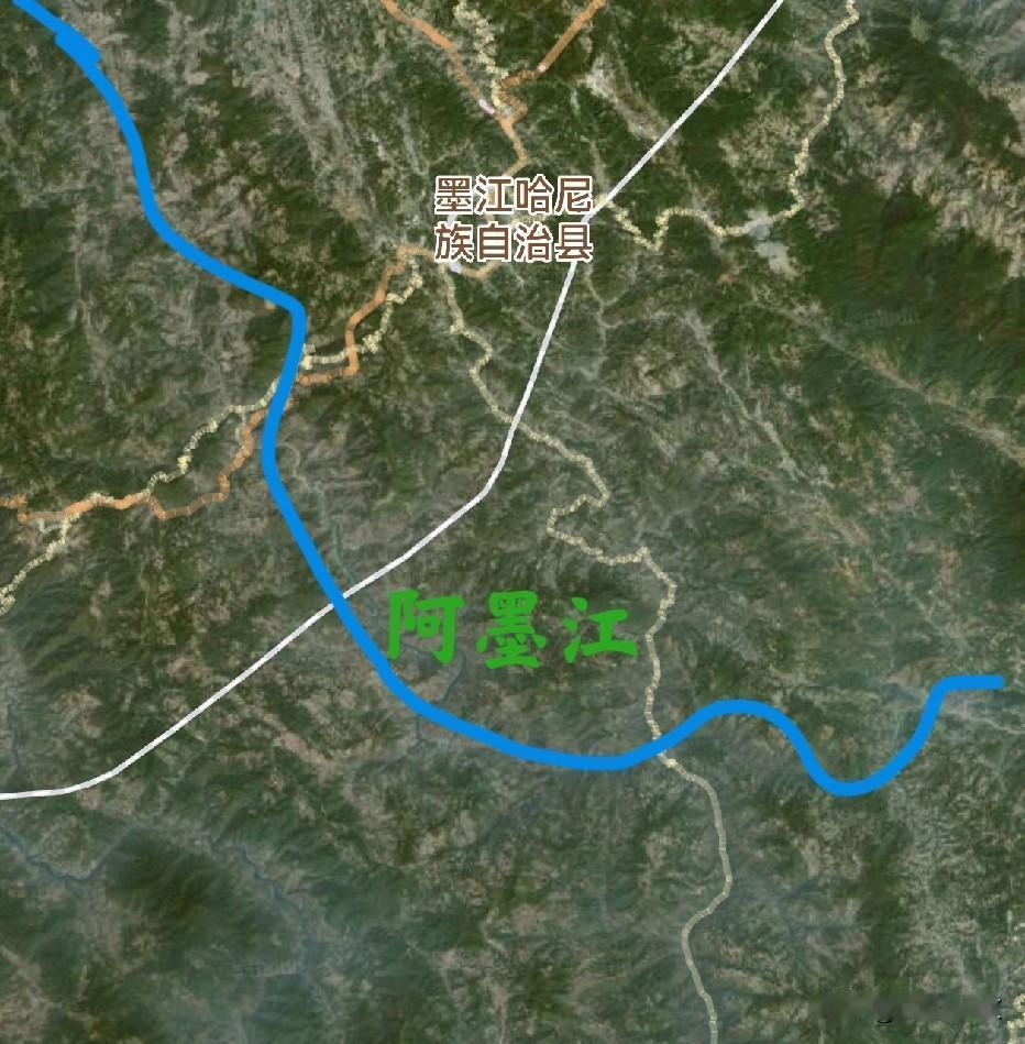 云南墨江县，北回归线穿过的标志性城市之一，得名于县境内的阿墨江。阿墨江原名阿木江